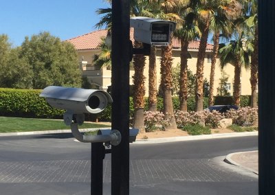 Security Camera Set Up Street Corner