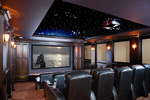 home theater installation television